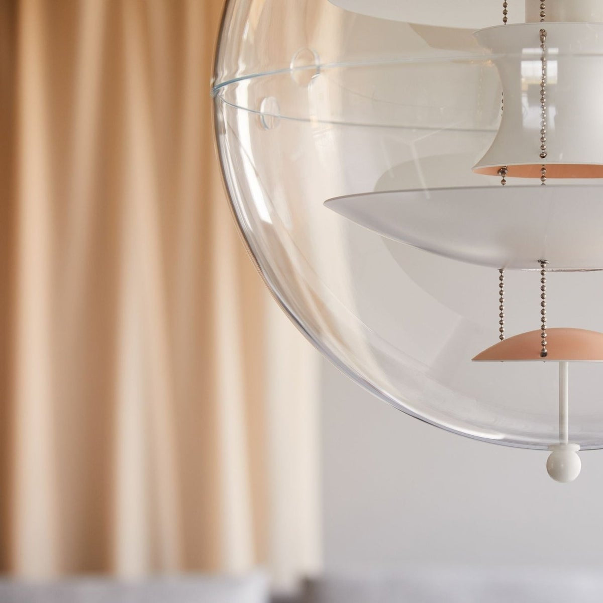Luminous Sphere Modern Metal Acrylic Pendant Light