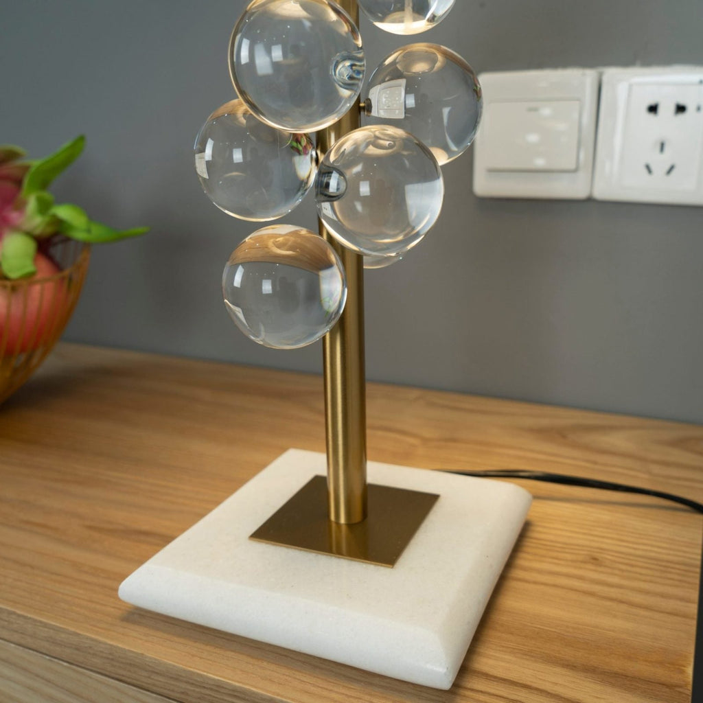 Nordic Crystal Bubble Ball Table Lamp