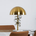 The Globe Radiance Retro Marble Glass Table Lamp