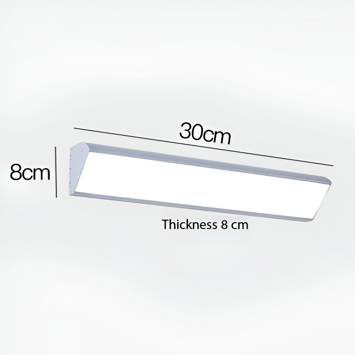Sleek Outdoor Long Strip LED Wall Light