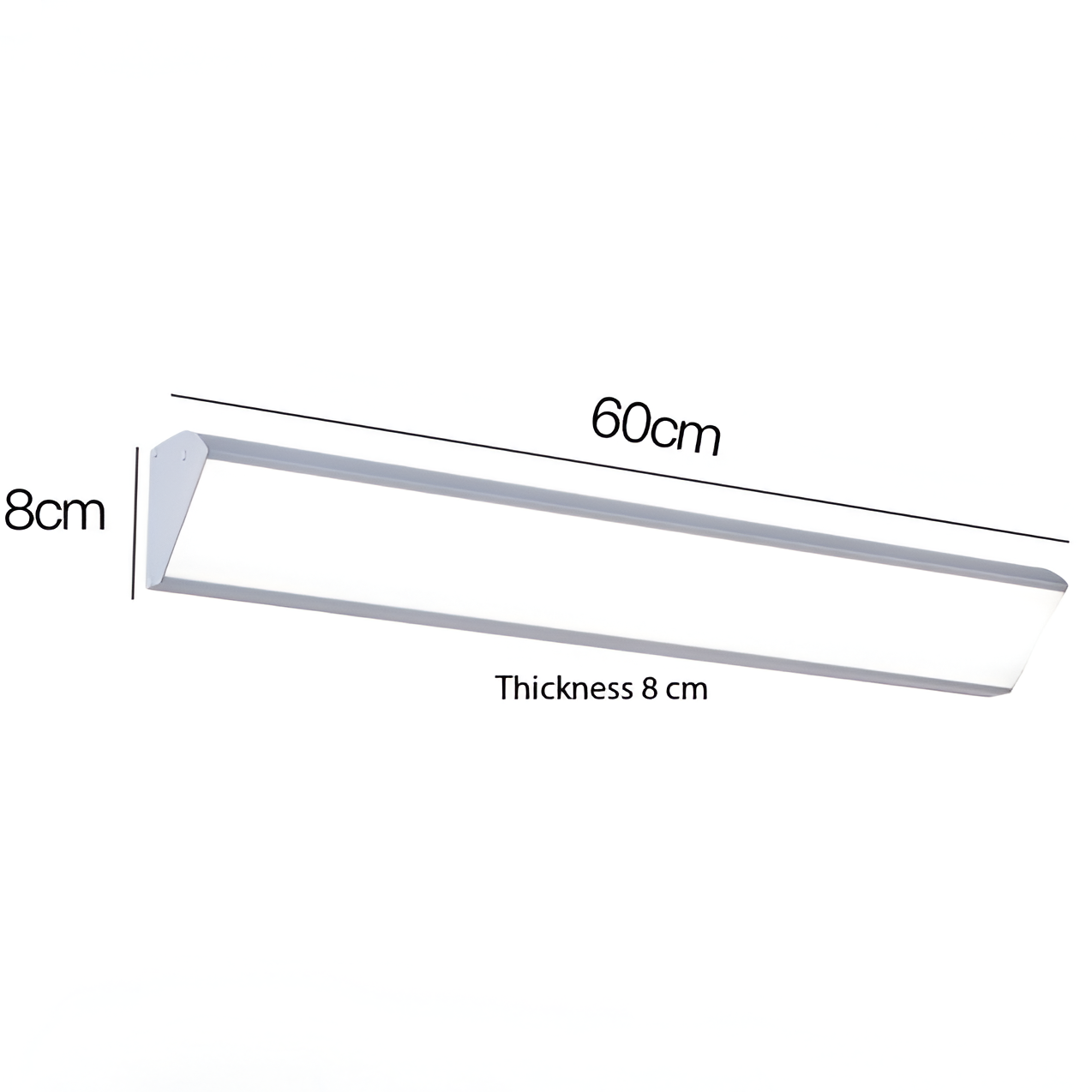 Sleek Outdoor Long Strip LED Wall Light