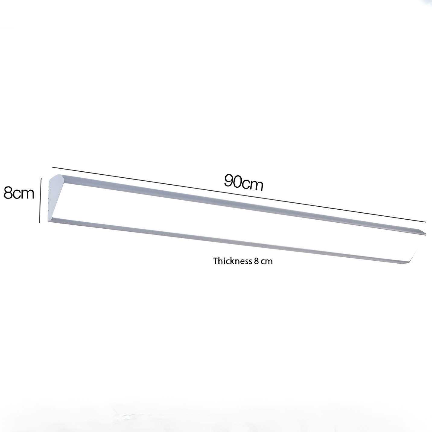 Sleek Outdoor Long Strip LED Wall Light