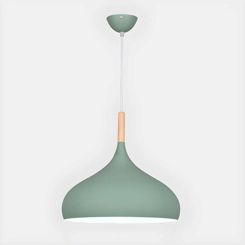 Nordic Wood Macaroon Pendant Light