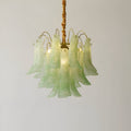 Retro Mazzega Murano Colorful Glass Chandelier