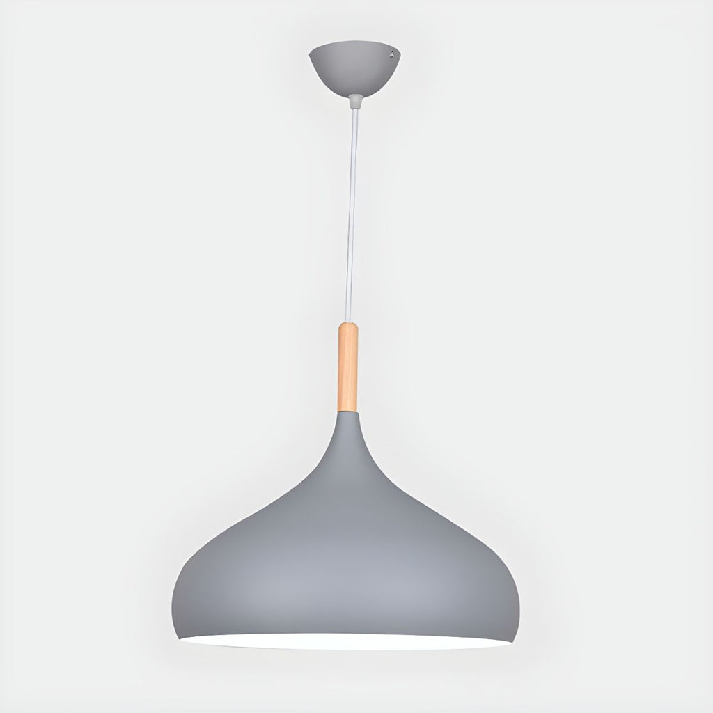 Nordic Wood Macaroon Pendant Light