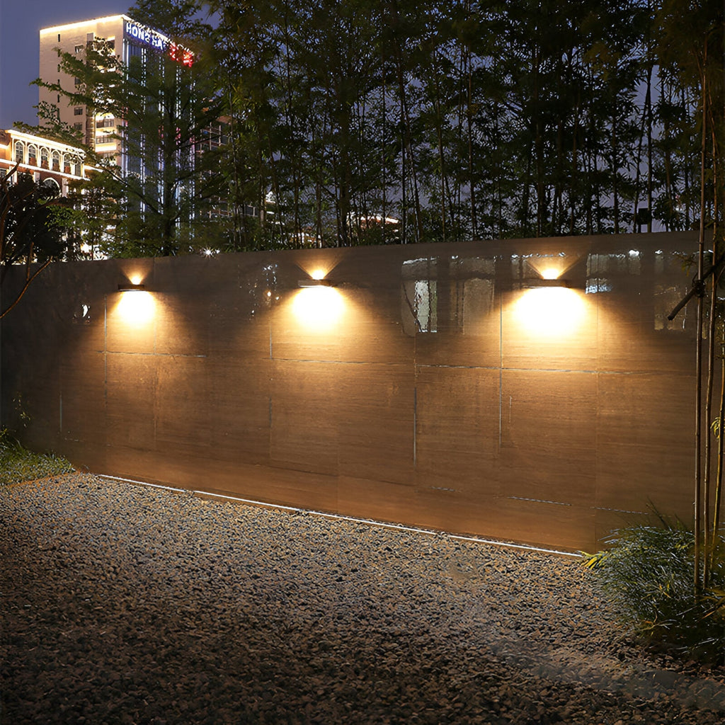 Modern Solar IP65 Waterproof Sensor Outdoor Wall Light