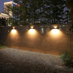 Modern Solar IP65 Waterproof Sensor Outdoor Wall Light
