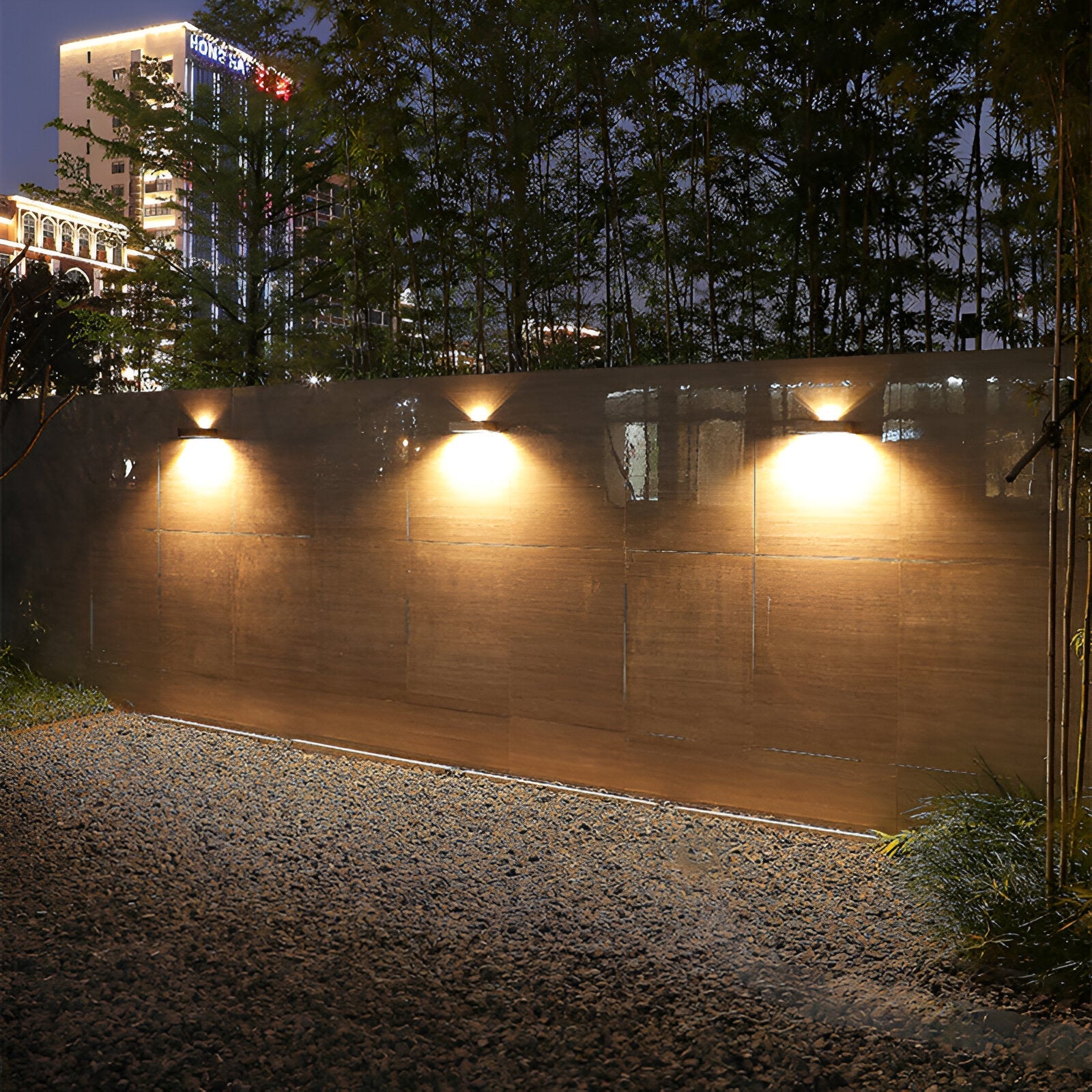 Modern Solar IP65 Waterproof Sensor Outdoor Wall Light