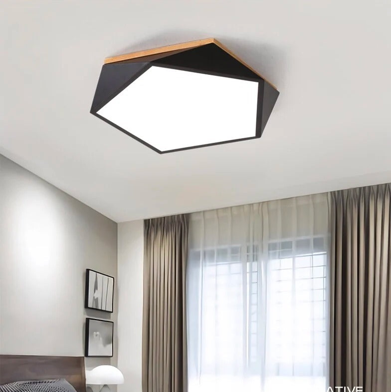 Macaron Pentagonal LED Ceiling Light