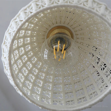 Nordic Clarity Ceramic Pendant Light