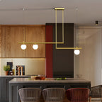 Nordic Glass Linear Luxury Pendant Light