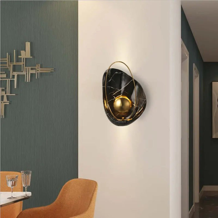 Artisan Shell Resin Wall Light