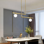 Nordic Glass Linear Luxury Pendant Light