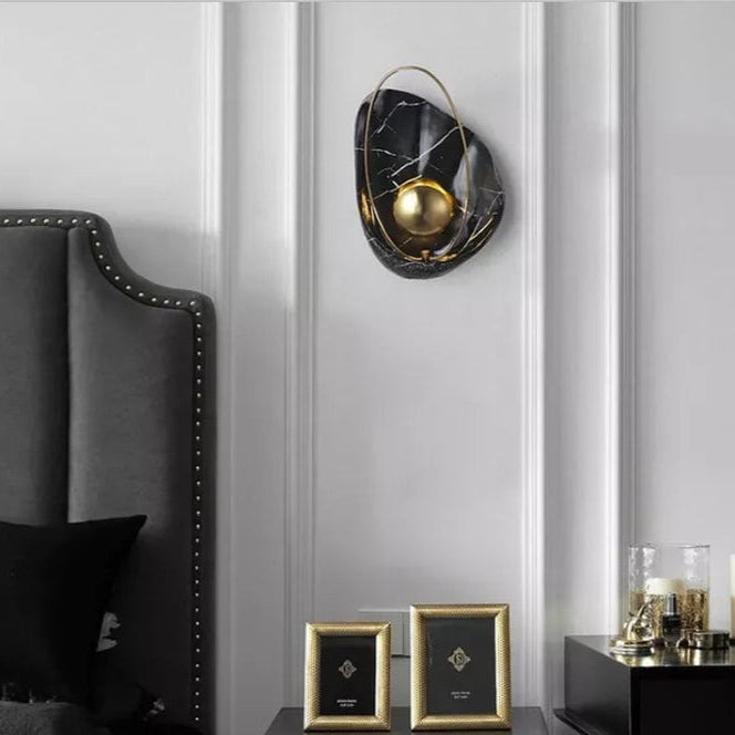 Artisan Shell Resin Wall Light