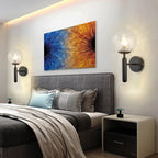 Minimalist Globe Mystical Radiance Wall Light