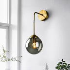 Shiny Nordic Globe Wall Light