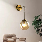 Shiny Nordic Globe Wall Light