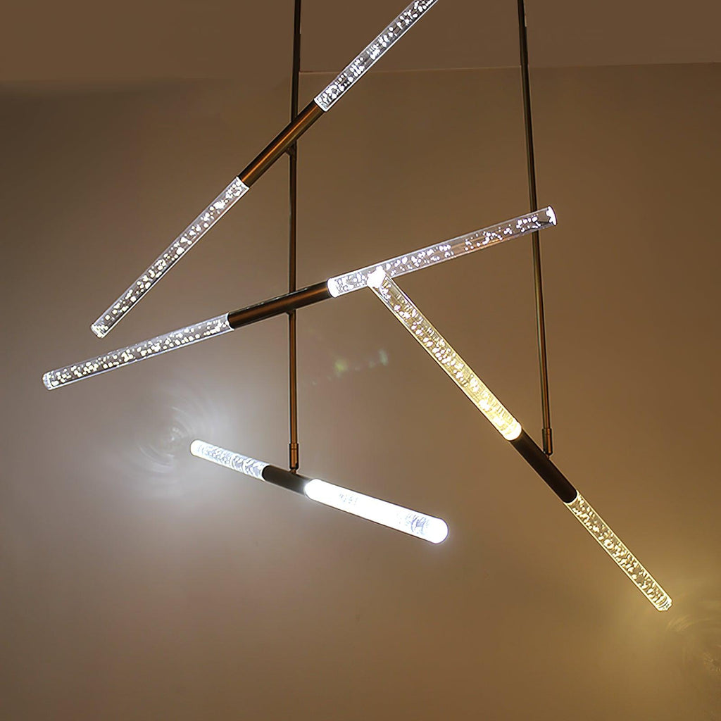 Hash Asymmetric Modern Metal Minimalist Chandelier