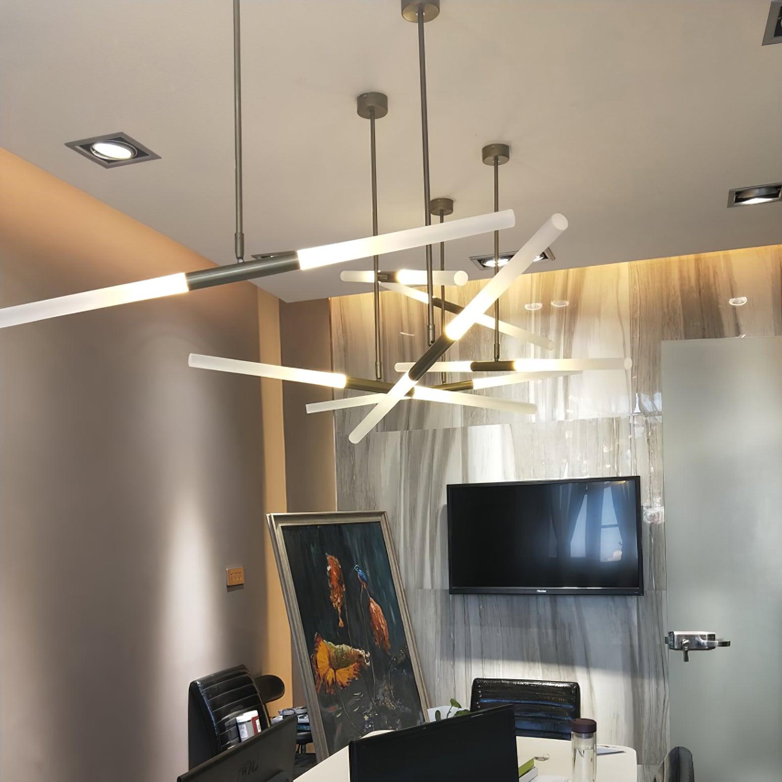 Hash Asymmetric Modern Metal Minimalist Chandelier