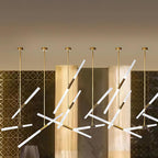 Hash Asymmetric Modern Metal Minimalist Chandelier