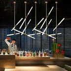 Hash Asymmetric Modern Metal Minimalist Chandelier
