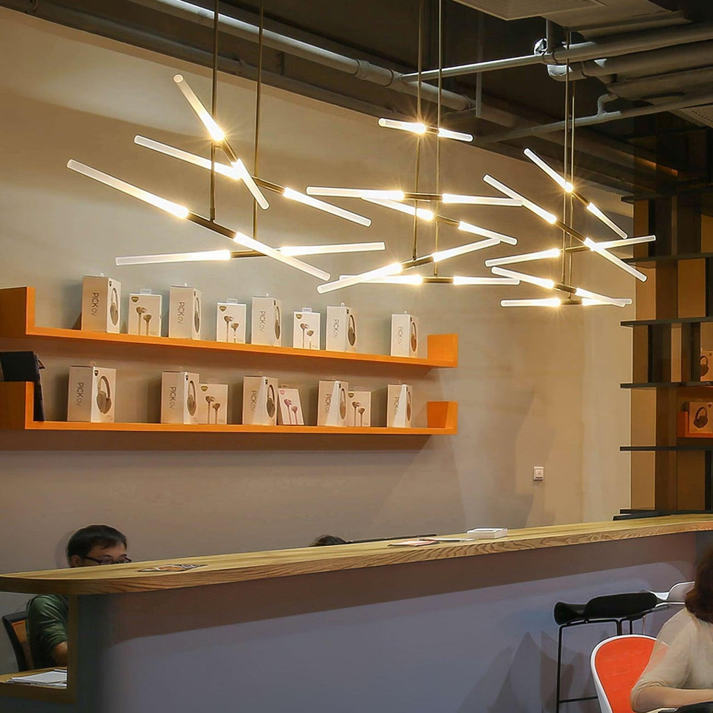 Hash Asymmetric Modern Metal Minimalist Chandelier