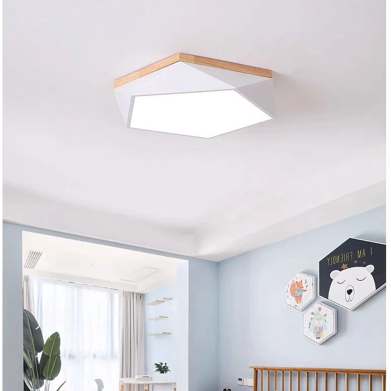 Macaron Pentagonal LED Ceiling Light
