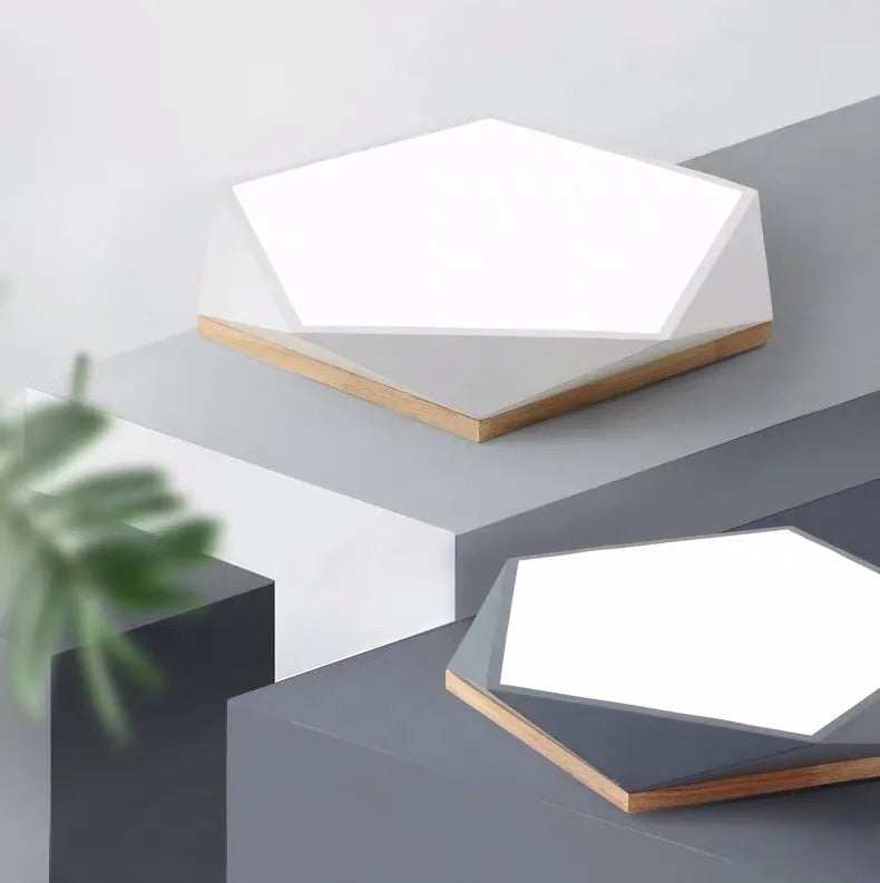 Macaron Pentagonal LED Ceiling Light
