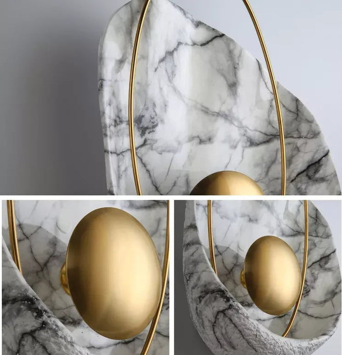 Artisan Shell Resin Wall Light