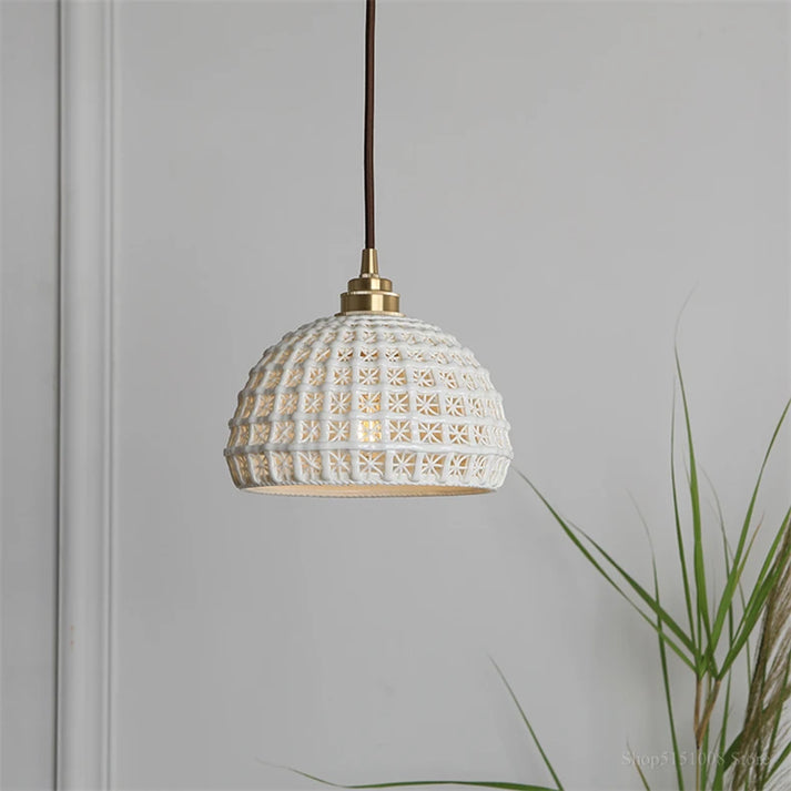 Nordic Clarity Ceramic Pendant Light