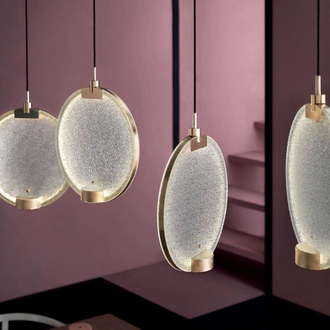 Brass frame Horo Pendant Light