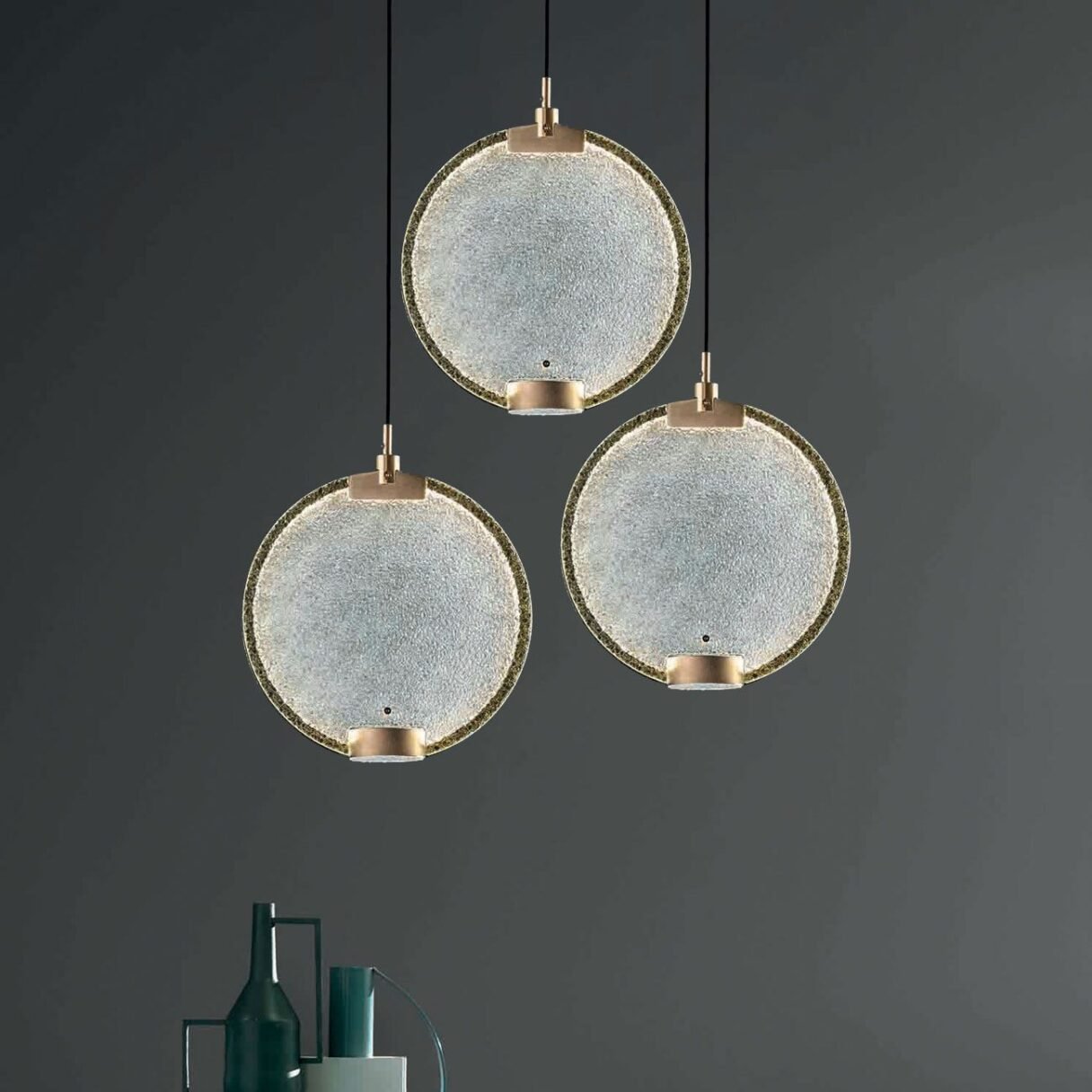 Brass frame Horo Pendant Light