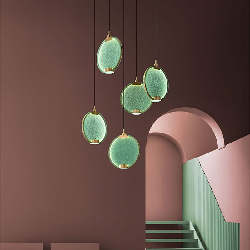 Brass frame Horo Pendant Light