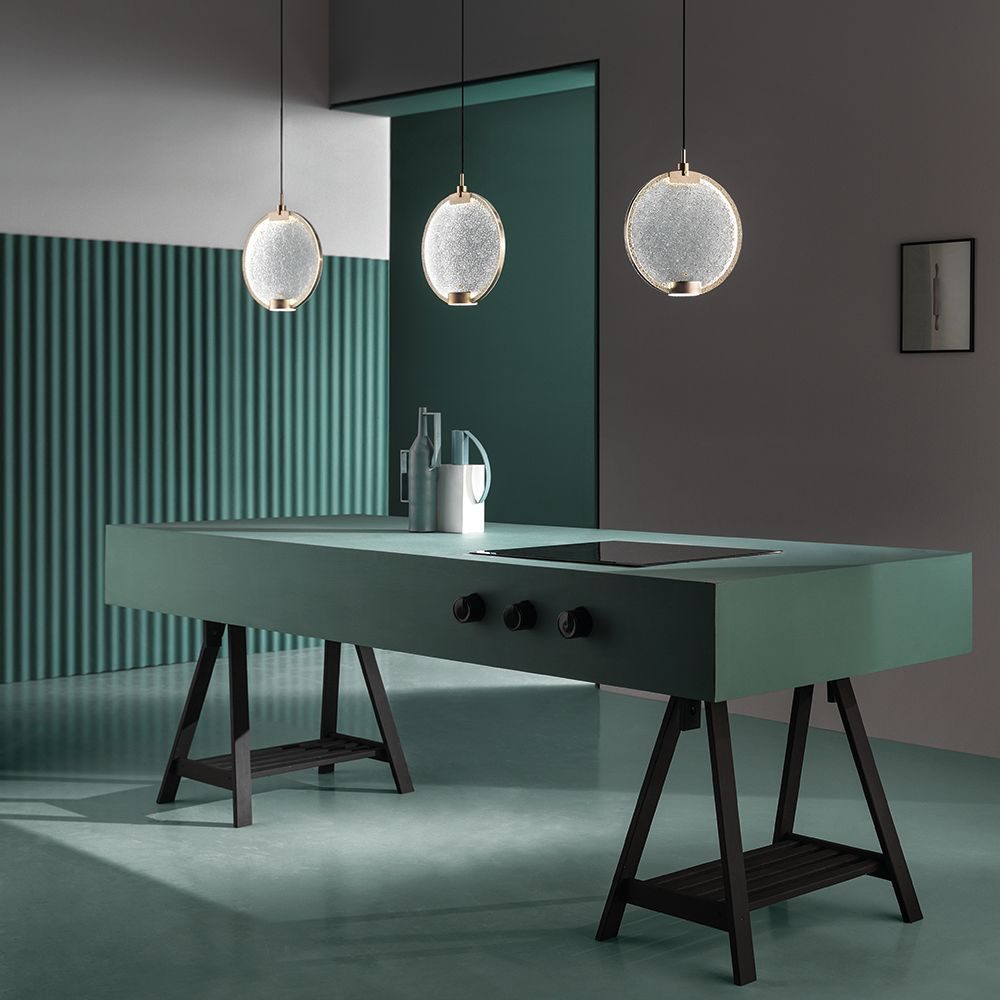 Brass frame Horo Pendant Light