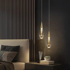 Round Droplet Panel Wiltshire Crystal Pendant Light
