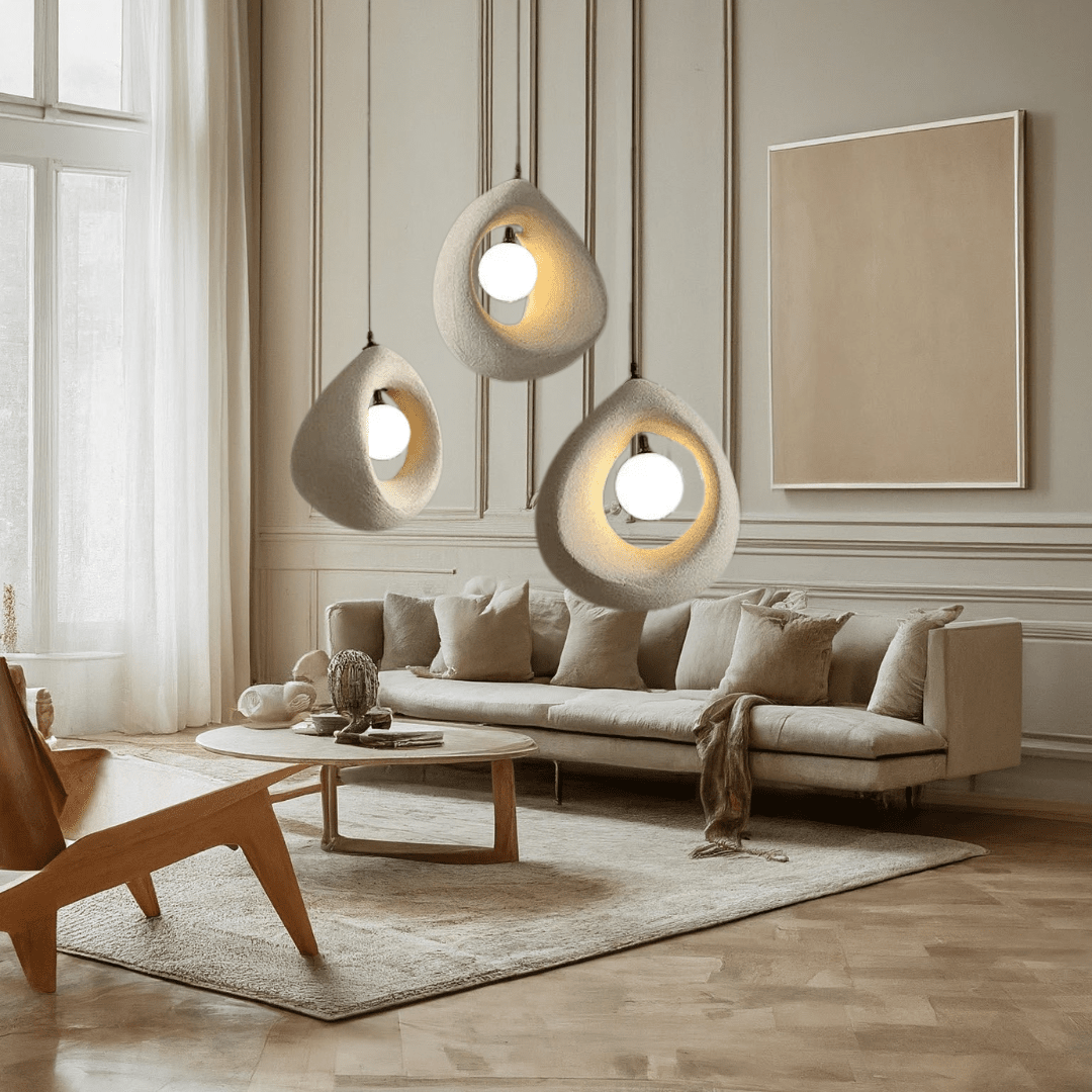 Hayami Wabi Sabi Resin Pendant Light