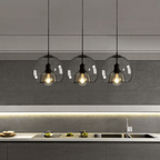 Nordic Minimalist Glass Stone LED Pendant Light