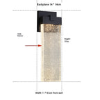 Crystal Bubble IP65 Waterproof Outdoor Wall Light