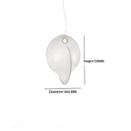 Nordic Organic Sculptural Silk Pendant Light