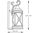 Retro Islamic Lantern IP65 Waterproof Outdoor Wall Light