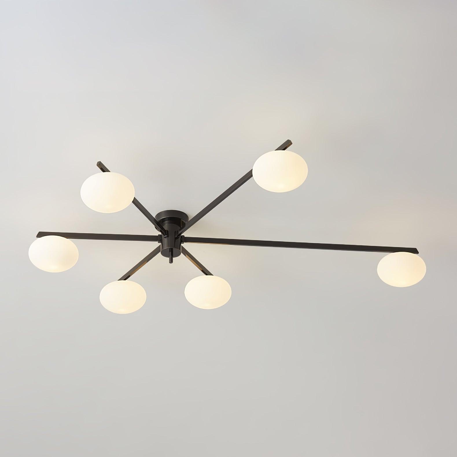 Lambda Minimalist Nordic Glass Ceiling Light