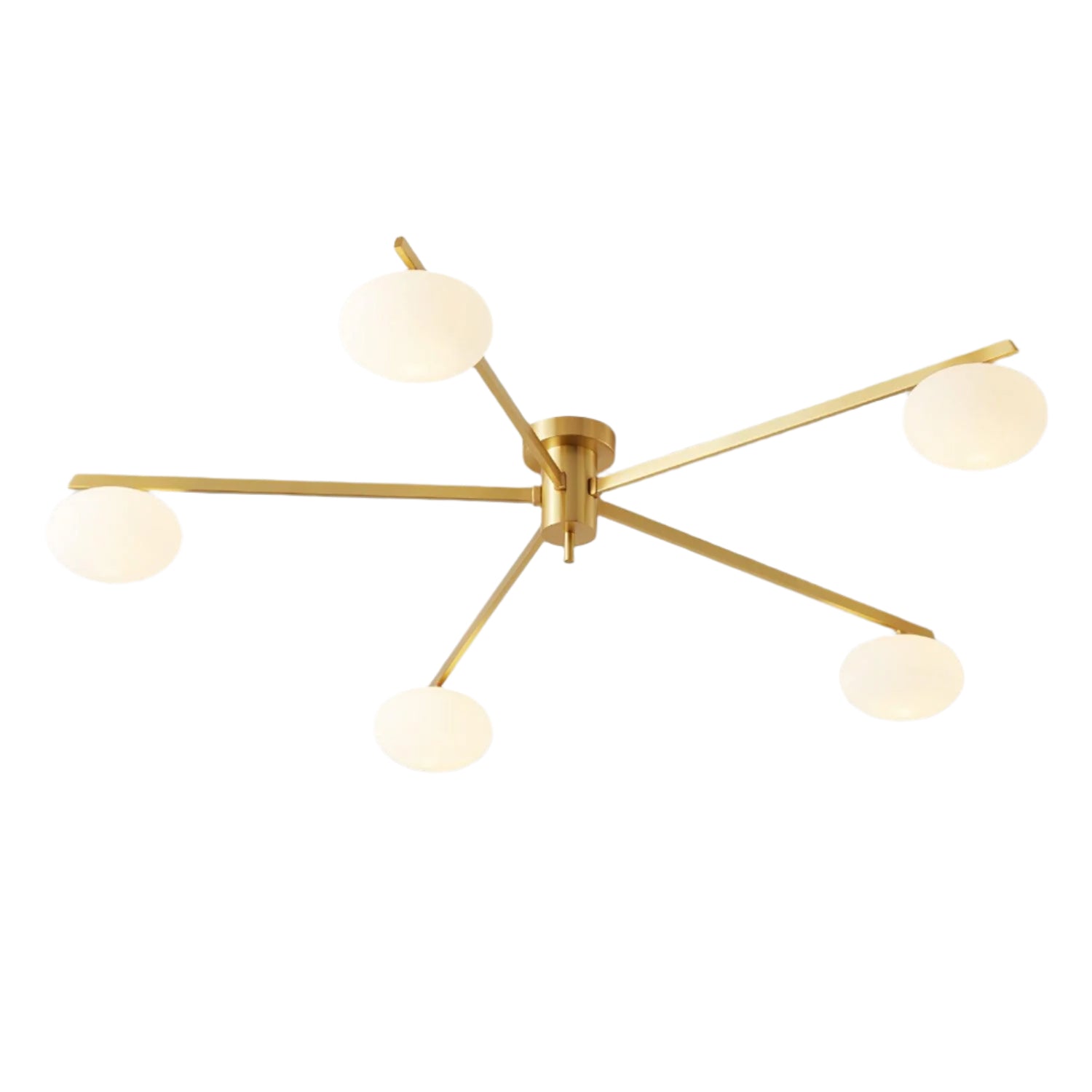 Lambda Minimalist Nordic Glass Ceiling Light