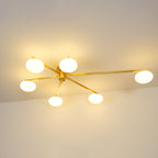 Lambda Minimalist Nordic Glass Ceiling Light