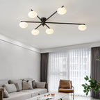 Lambda Minimalist Nordic Glass Ceiling Light