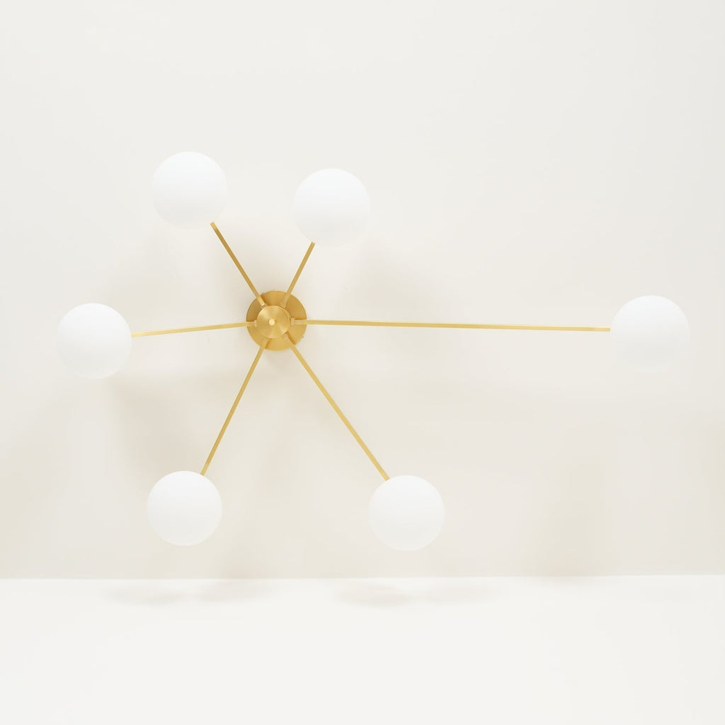 Lambda Minimalist Nordic Glass Ceiling Light