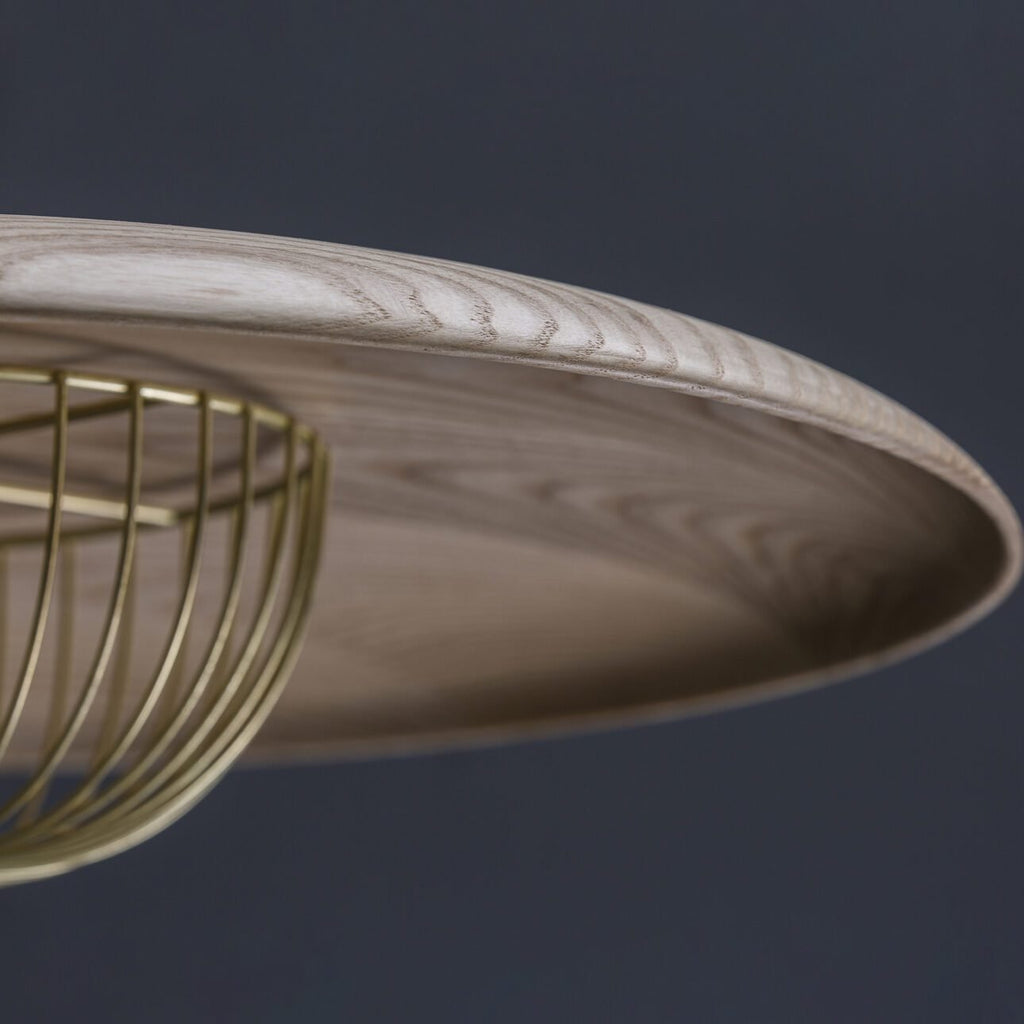Wooden Metal Nordic Kasa Pendant Light