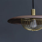 Wooden Metal Nordic Kasa Pendant Light