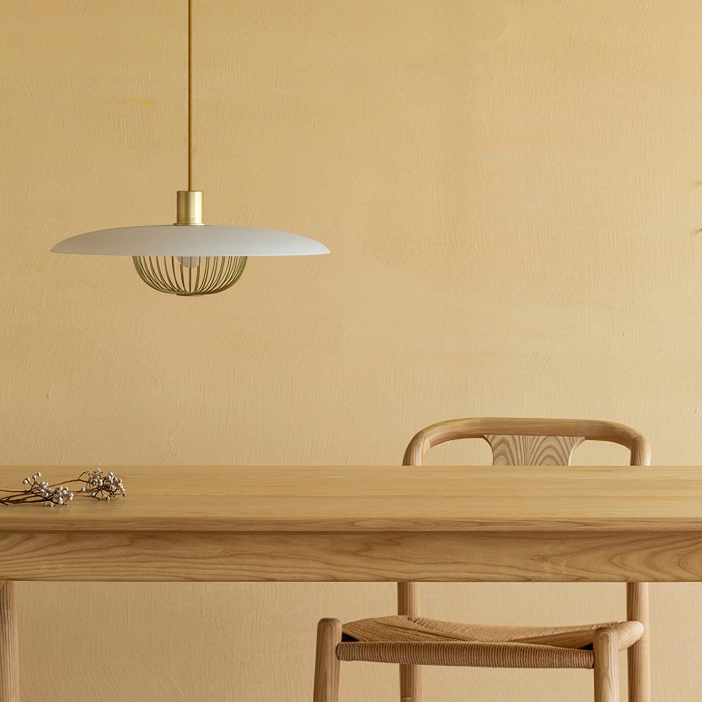 Wooden Metal Nordic Kasa Pendant Light