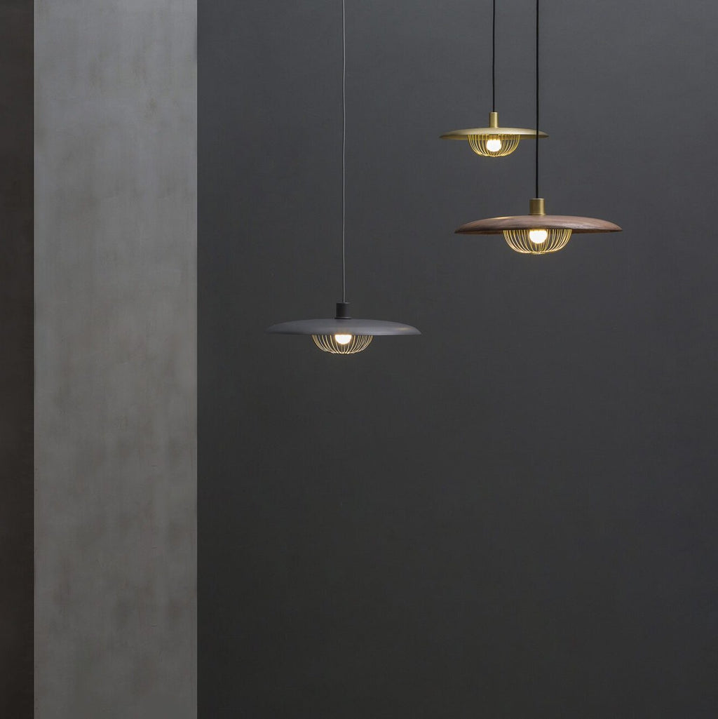 Wooden Metal Nordic Kasa Pendant Light