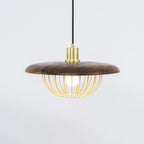 Wooden Metal Nordic Kasa Pendant Light